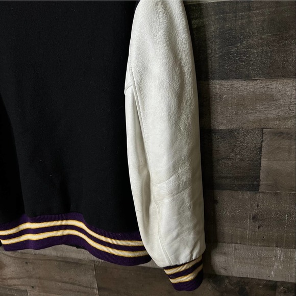 SOLD VTG Letterman Varsity Jacket Large - Picture 3 of 4